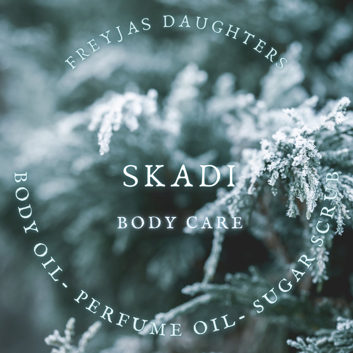 Skadi Fragrance, Body Oil, Sugar Scrub, Perfume Oil, Individually sold or as set