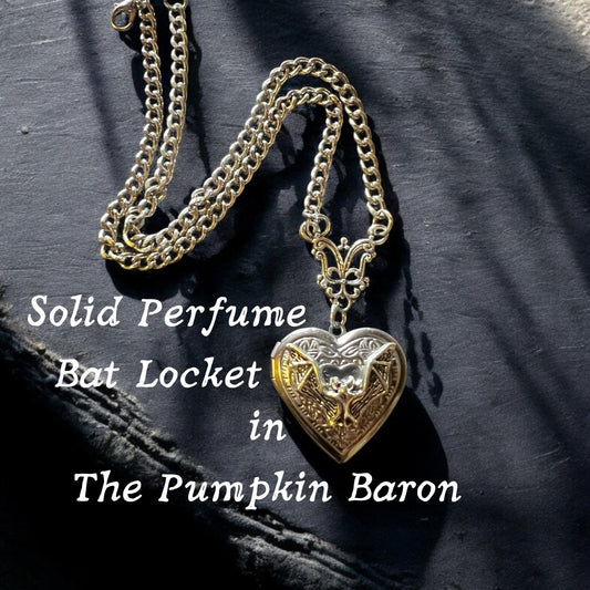 Bat Solid Perfume Locket