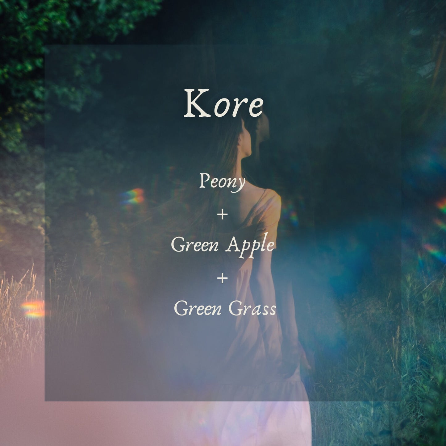 Kore Perfume Oil, Flower Fields Meadows and Green Apple