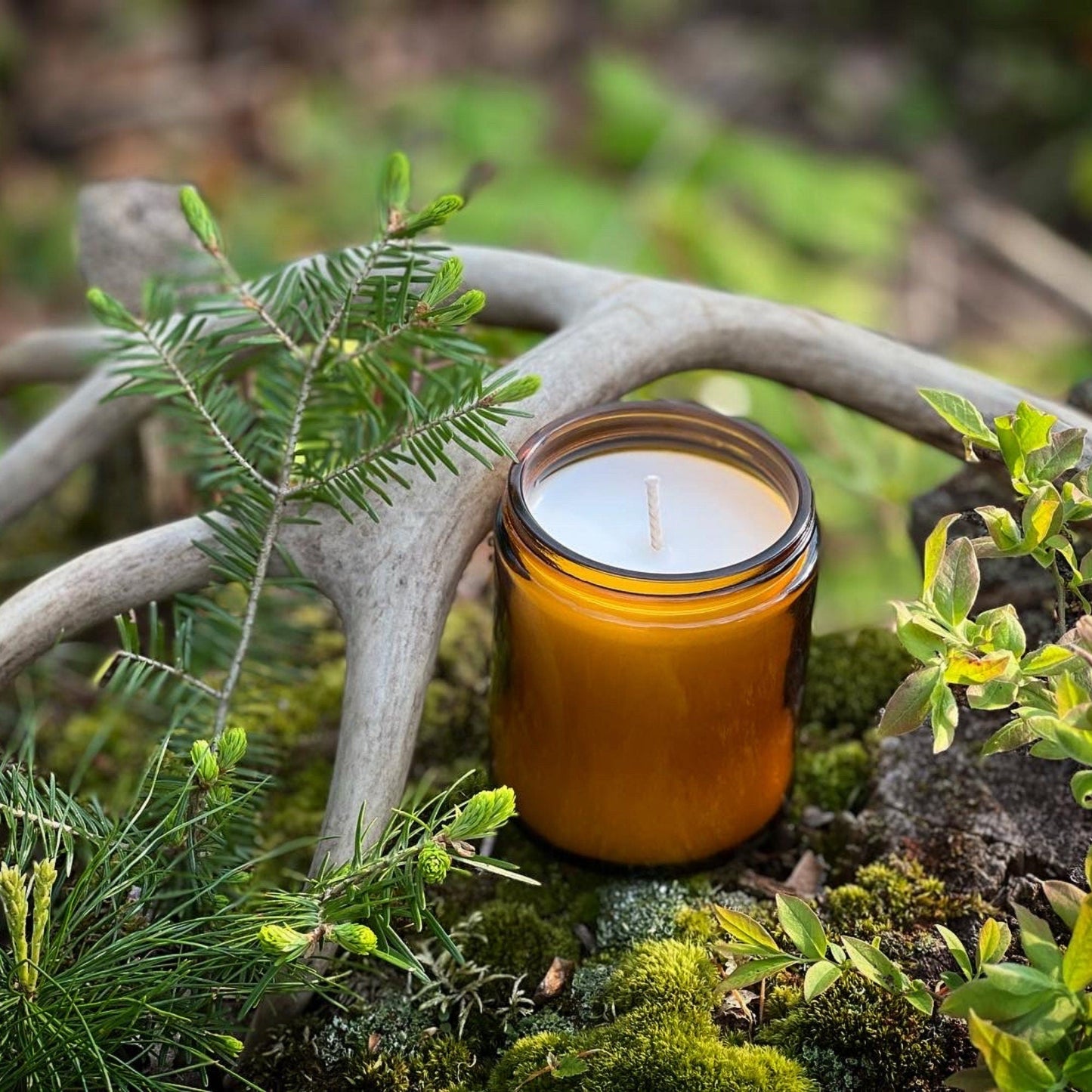 Lughnasa Candle, Lavender and Woodsmoke