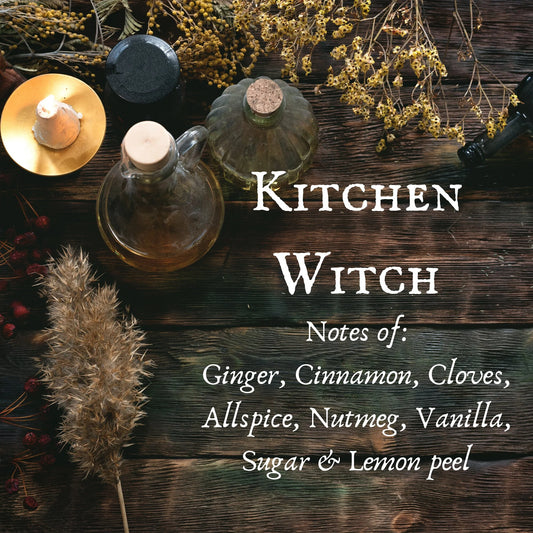 Kitchen Witch Candle, Citrus and Spices Fragrance