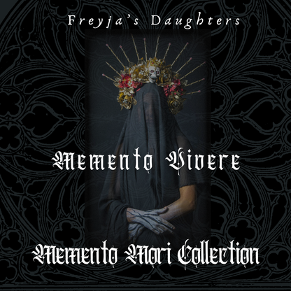 Memento Vivere Perfume; Memento Mori Collection, 30ml EDT : Magnolia, Tonka, Light Incense