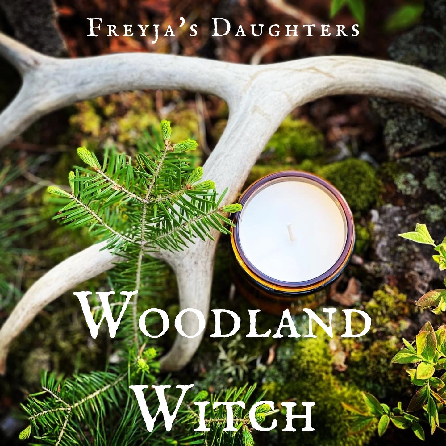 Woodland Witch Candle, Freyja's Daughters Candles