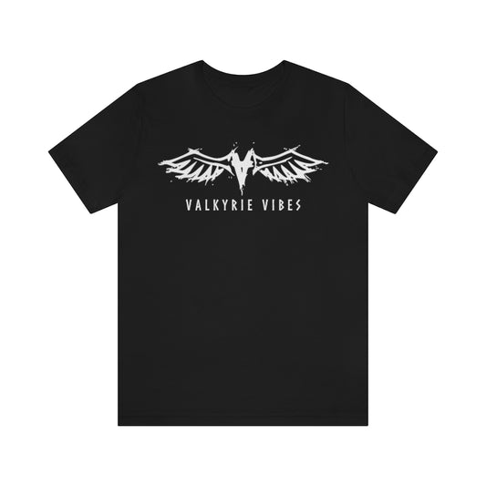 Valkyrie Vibes Tee, Valkyrie T-shirt, Norse Pagan Short Sleeve Shirt, Nordic Mythology Jersey Tshirt, V Wings