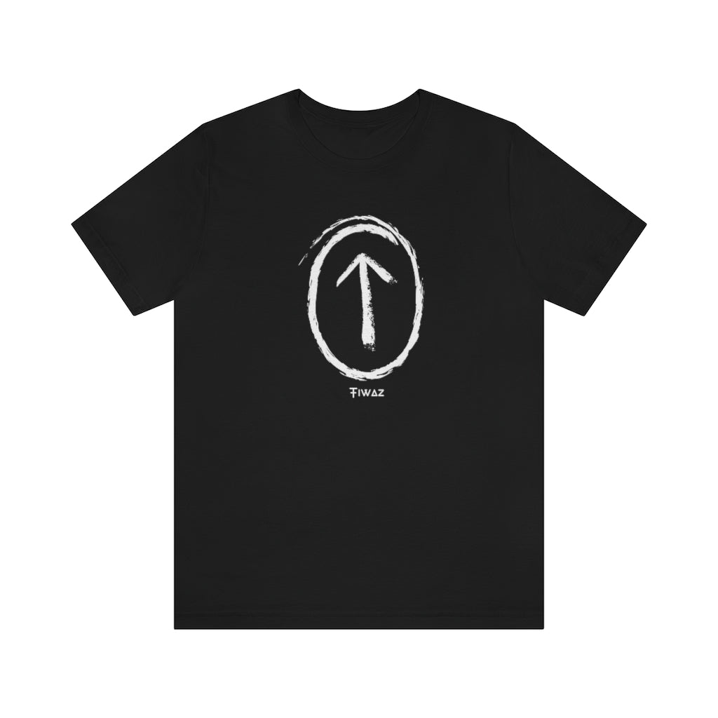 Tiwaz Rune Unisex Jersey Tee, Short Sleeve Rune T-Shirt