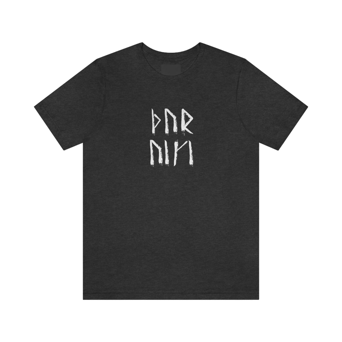 Thor Blessing Unisex Jersey Tee, May Thor Protect shirt sleeved shirt, Pagan T-Shirt, Younger Futhark Rune Shirt