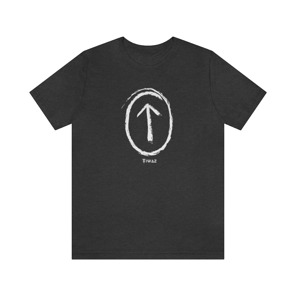 Tiwaz Rune Unisex Jersey Tee, Short Sleeve Rune T-Shirt