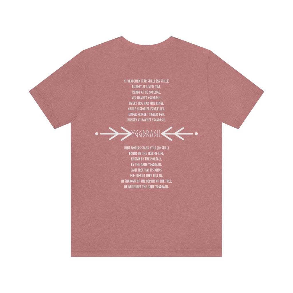 Danheim Yggdrasil Lyrics Unisex Cotton Tee