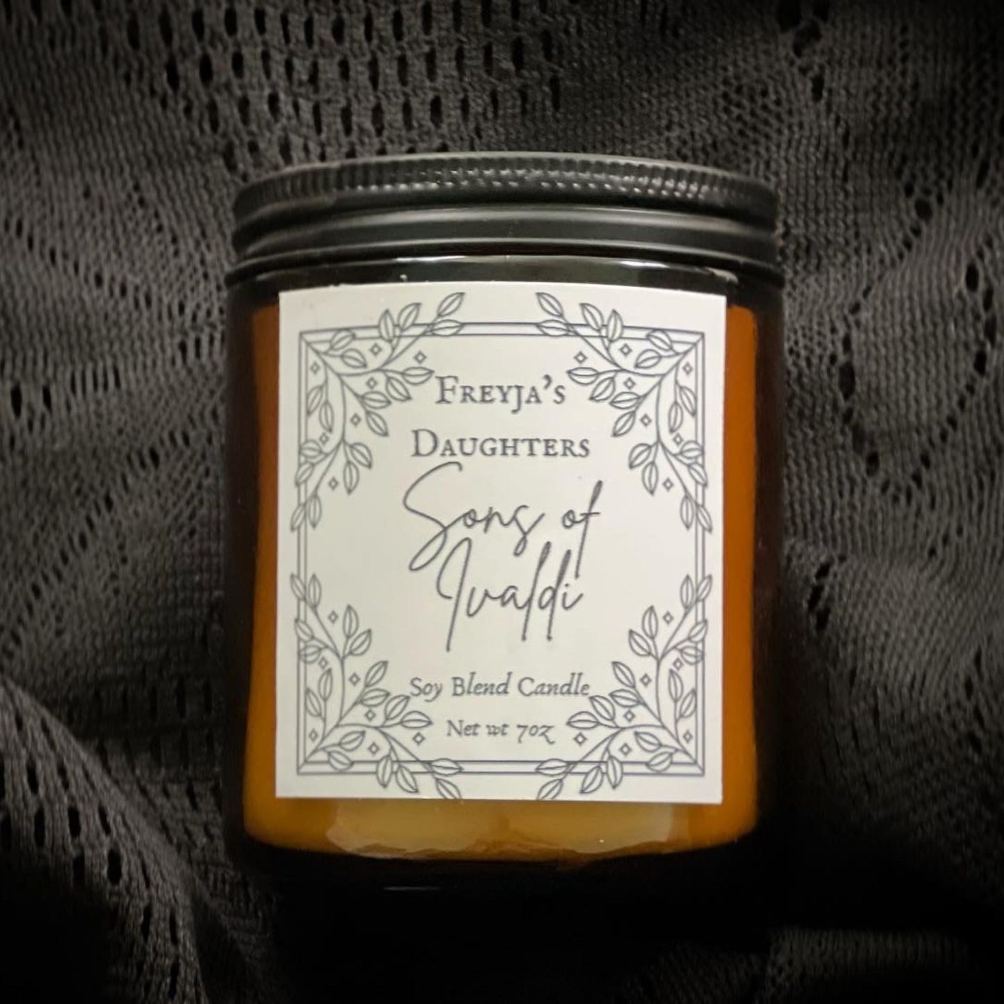 Sons of Ivaldi Hand Poured Candle, Freyja's Daughters Handmade Candles, Mjolnir, Craftsmen, Elves, Nordic Dwarves, Smoky Woodsy Scent