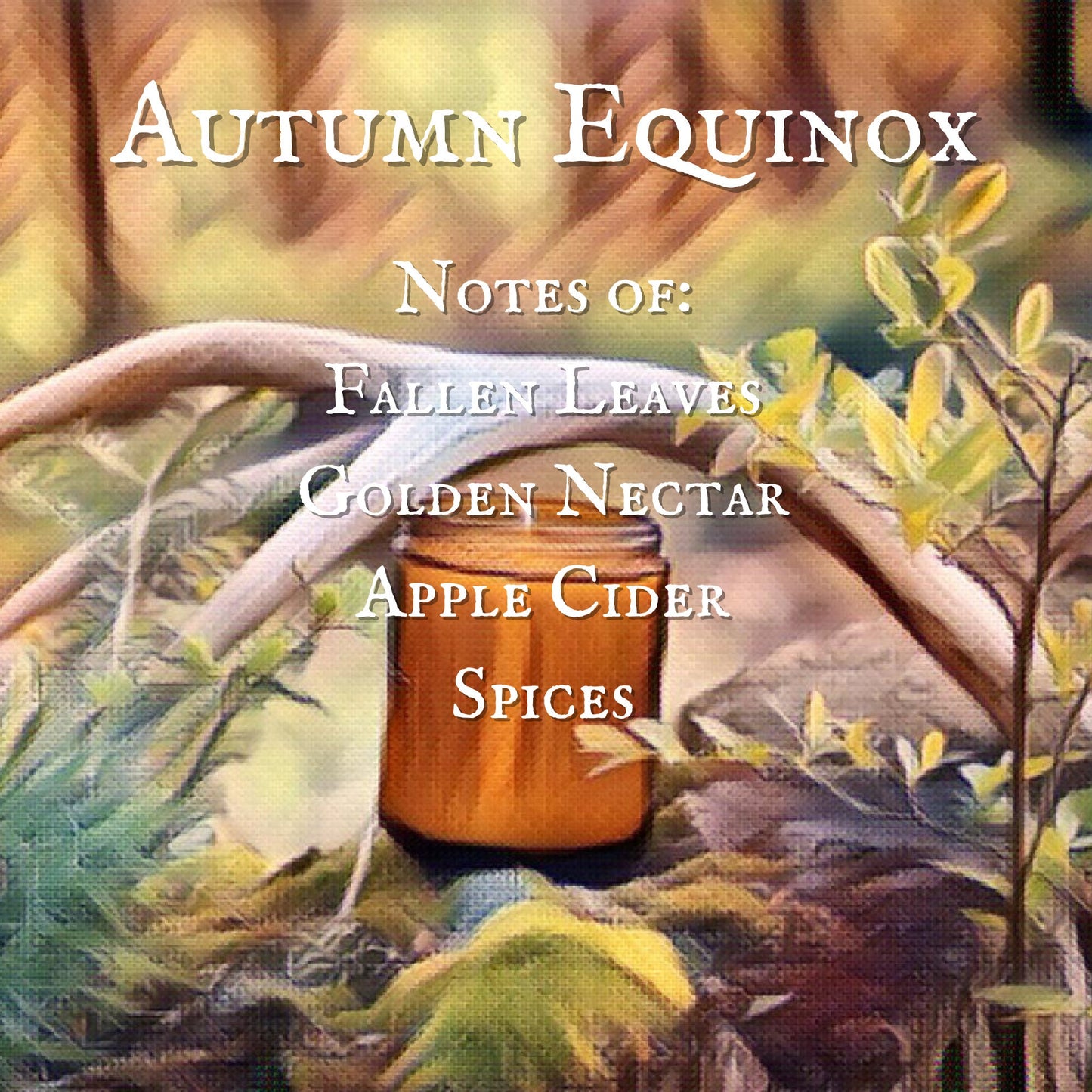 Autumn Equinox Candle, Harvest Celebration, Small Batch Artisan Candle